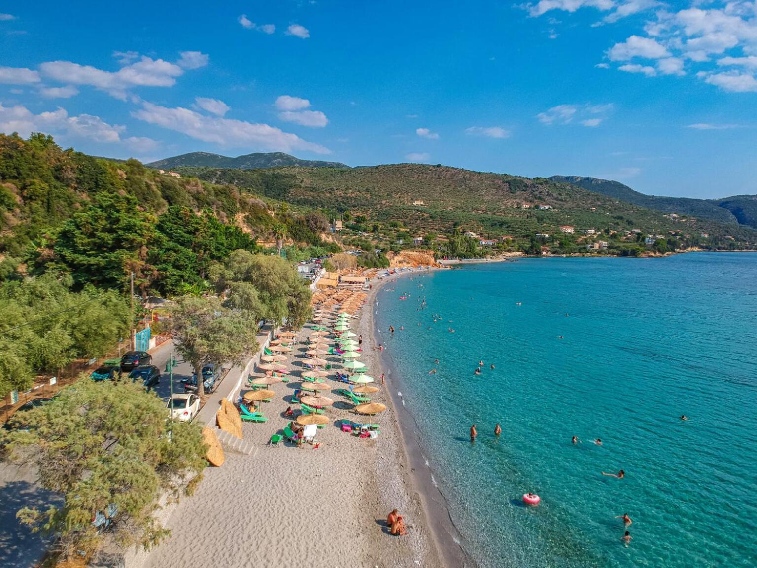 Villa Dafni - Infinite Sea Vistas With Private Pool กาลามาตา ภายนอก รูปภาพ